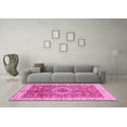 thumbnail image 3 of Ahgly Company Indoor Rectangle Abstract Pink Modern Area Rugs, 7' x 9', 3 of 4