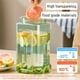 thumbnail image 5 of Utensilios de cocina, Aparatos de cocina, Dispensador de bebidas de plástico de gran capacidad de 3,5 l, Dispensador de bebidas con grifo, Recipiente para limonada con tapa, Tetera de frutas, Cubo par, 5 of 9