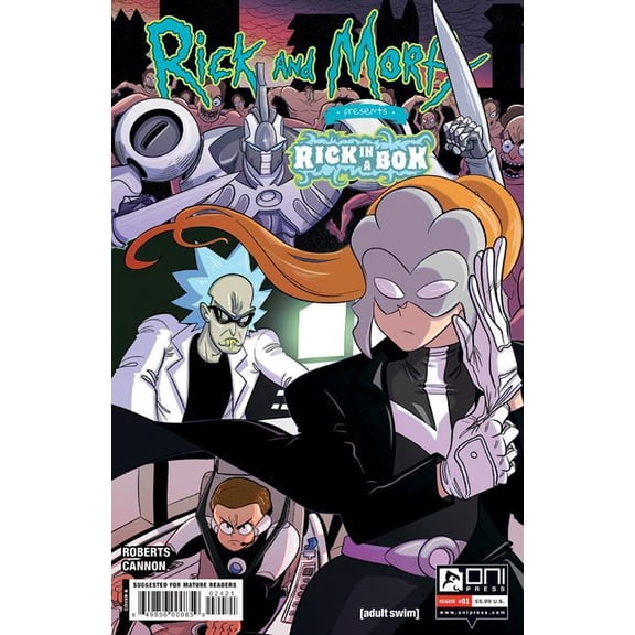 Collectible Rick And Morty Presents Rick In A Box #1 (one Shot) Cvr B Jeyodin Manga Var (mr) Oni Press Comic Book