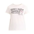 thumbnail image 5 of Clown Kitty Women's Graphic Tee with Short Sleeves, Sizes XXS-XXL, 5 of 5