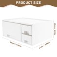 thumbnail image 4 of Monitor doméstico de 1 pieza, soporte elevado para computadora, estante aumentado para monitor (blanco), 4 of 5