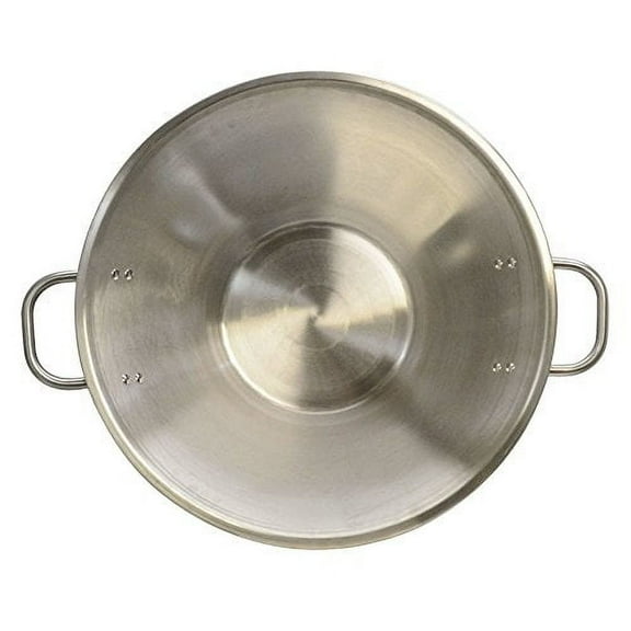Prolinemax 22-1/2 Inch Carnitas Cazo Stainless Steel Caso Pot Pan Wok Gas Stove