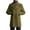 Olive Green, variant on WREESH Fashion Winter Coat Men'S Casual Solid Color Buttons Pockets Long Sleeve Hoodless Casual Outwear Trench Coat Olive Green