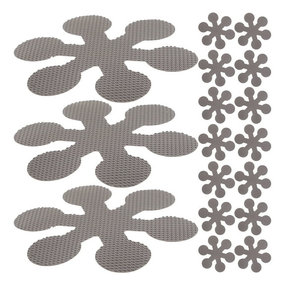 FRCOLOR 20 Pcs Bathtub Anti-slip Stickers Inflatable Mat Non Toy Grey