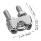 thumbnail image 2 of unbranded 24Ud Abrazadera De Cuerda De Acero Inoxidable Para Uso En Tiendas Y Ropa, 2 of 8