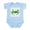 Sky Blue, variant on CafePress - Neon Blue Crab Infant Bodysuit - Baby Light Bodysuit, Size Newborn - 24 Months