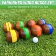 thumbnail image 4 of GoSports 100mm Hardwood Bocce Set - Premium Outdoor Game, 4 of 6