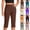 03# Brown, variant on Capri Pants for Women Stretch High Waisted Crop Office Work Pants Summer Casual Capris Slacks Yoga Dress Pant Purple L