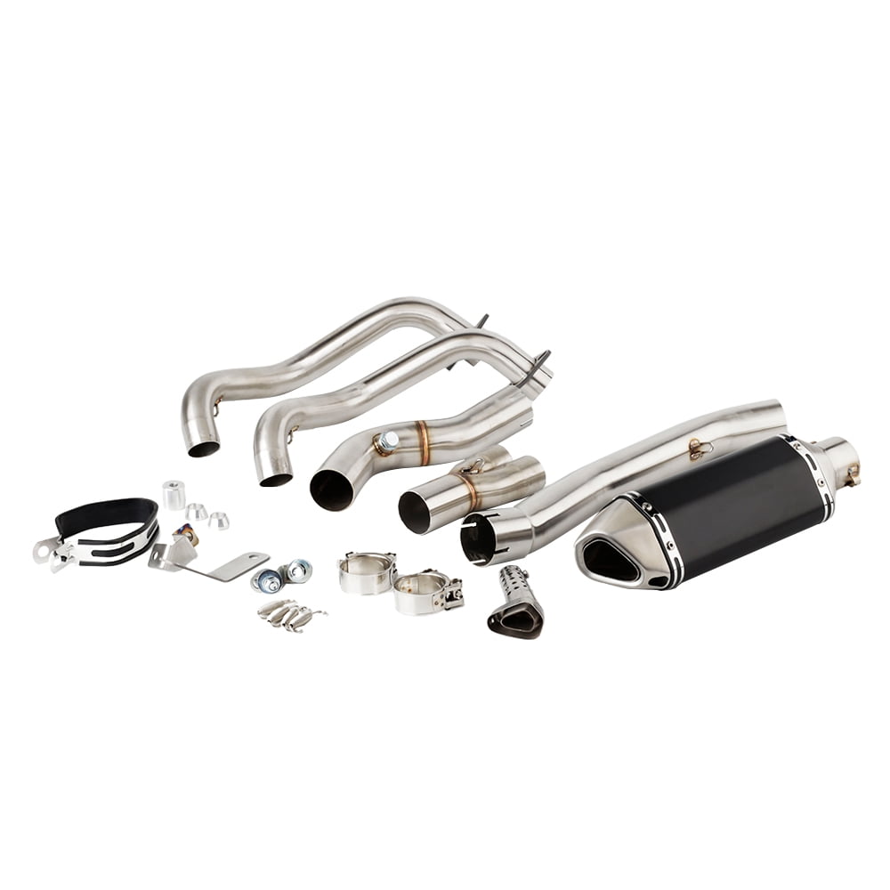 GFYSHIP For Yamaha R7 2021 2022 2023 YZF R7 YZF-R7 YZFR7 Motorcycle Exhaust Pipe Muffler With Middle Link Pipe System