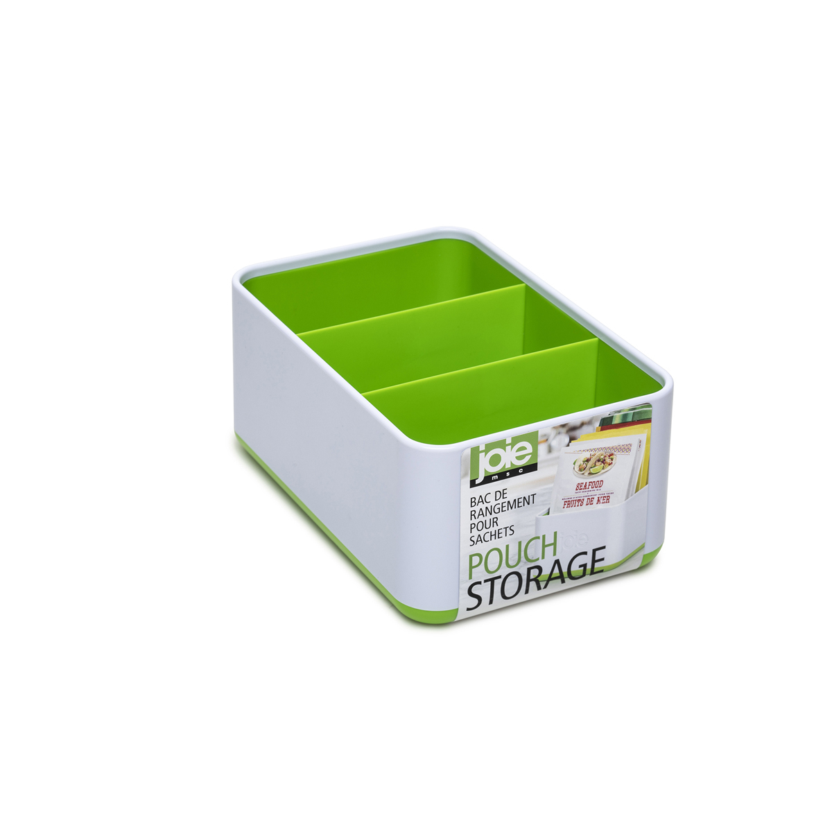 Joie Pouch Storage Box and Organizer, Assorted Colors