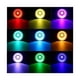 thumbnail image 2 of Foco LED RGB E27 PAR38 de 20 W, resistente al agua, con control remoto por infrarrojos de 24 botones (RGB y blanco frío, clasificación energética A+), 2 of 4