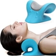 thumbnail image 1 of Aparato de tracción cervical RESTCLOUD Cómodo estirador de cuello, 1 of 6