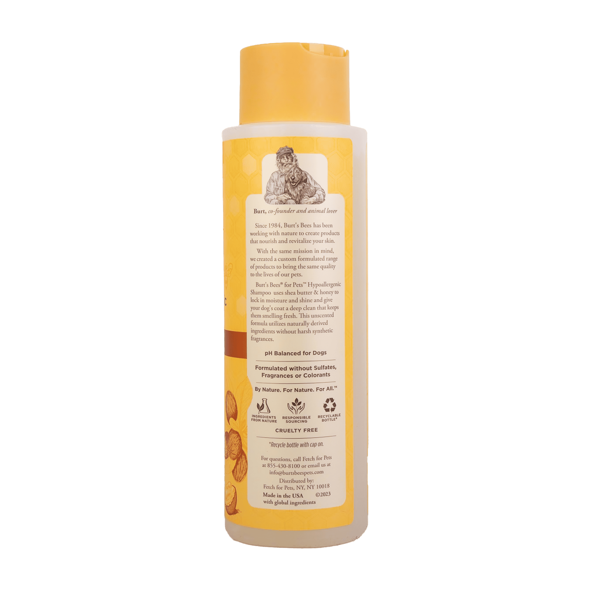 Burt's Bees Natural Hypoallergenic Shampoo Shea and Butter Honey for Dogs and Puppies