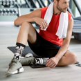 thumbnail image 6 of Women's Men's Hockey Player Colorful Novelty Pattern Crew Athletic Socks, 6 of 7