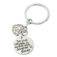 thumbnail image 2 of The Love between a mother and daughter is forever Key Chain Hollow Love Heart Pendant Keychain Key Ring for Mother's Day Gift, 2 of 8