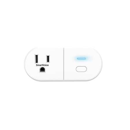 Emerson SmartVoice Wall Plug ES513 – Offline Voice Control, Max Privacy, No App and Wifi