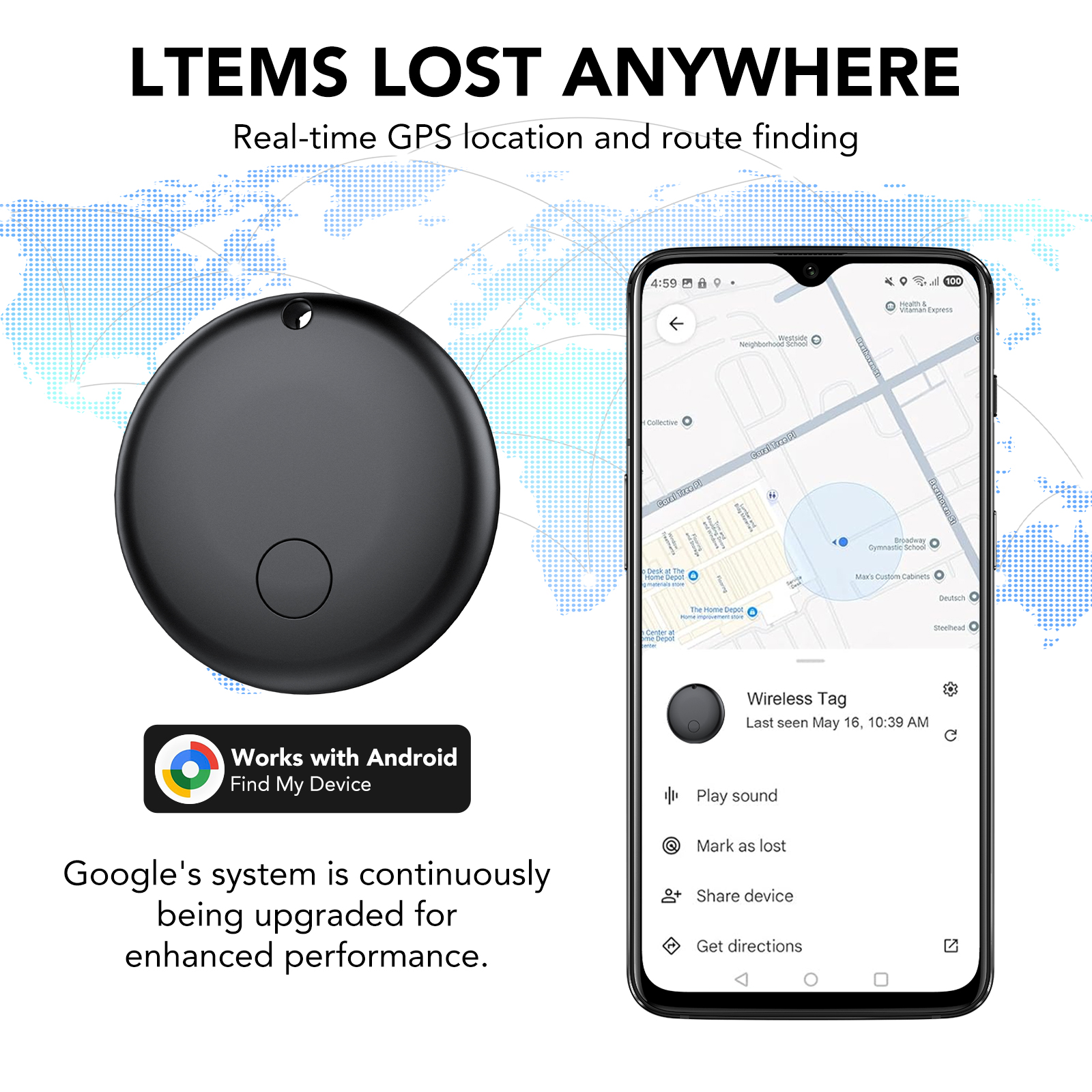 IKT Bluetooth Tracker Tags 4-Pack for Android photo 2
