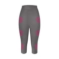 thumbnail image 3 of MKLEKYY Ropa deportiva para mujer, leggings deportivos estampados de moda informal para mujer, pantalones de yoga, leggings capri, 3 of 3