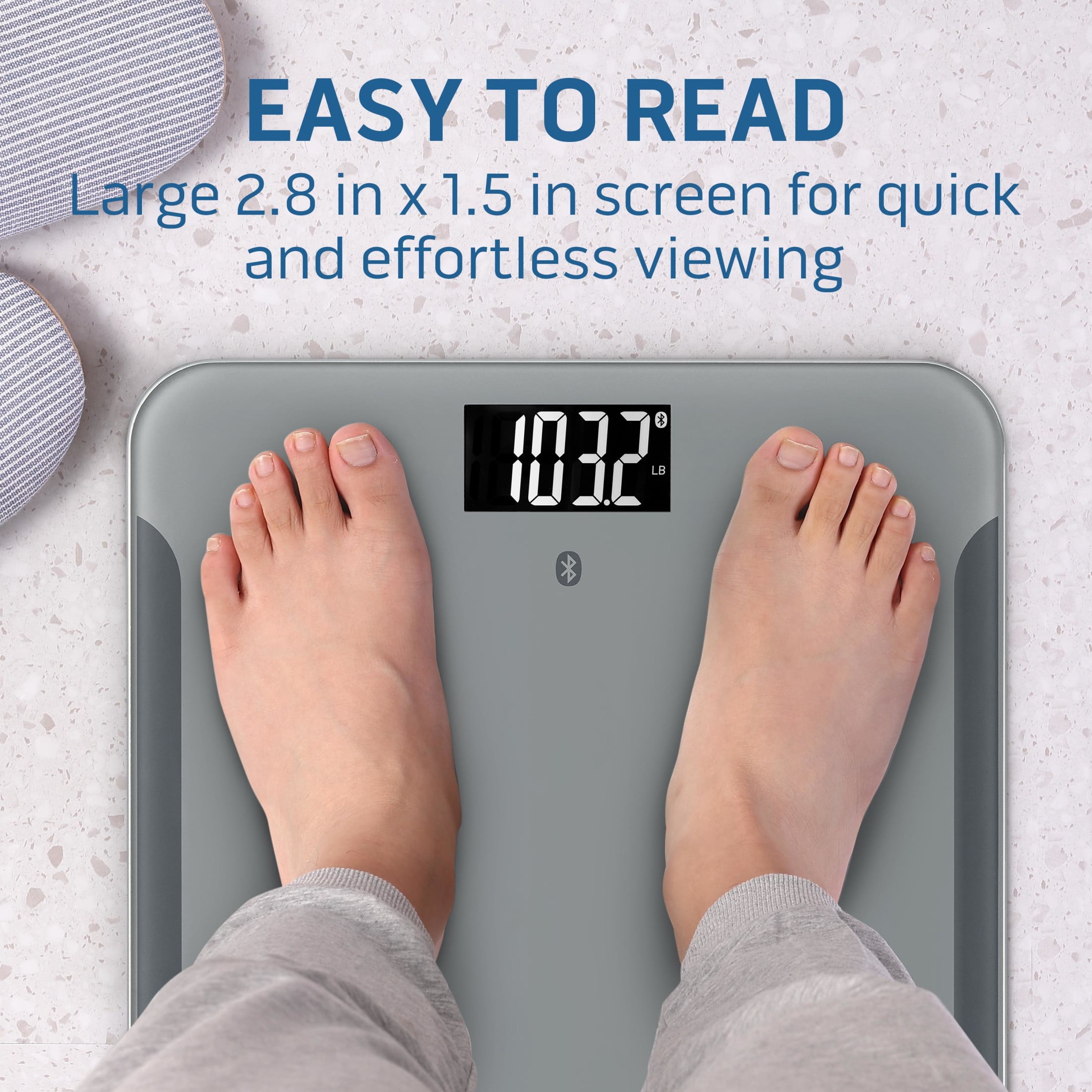 Health o meter Bluetooth Scale Body Analysis BMI Weight Tracking 440 lb Capacity Smart Connectivity