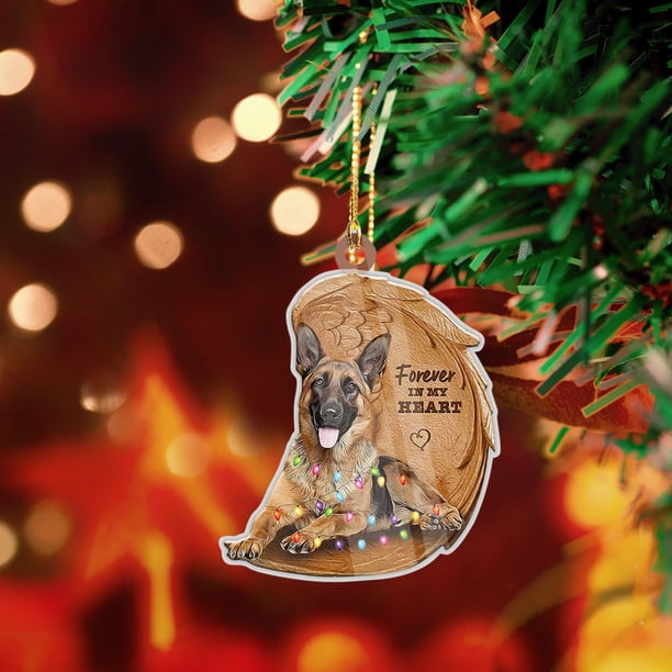 XWSHYW Adornos Colgantes Colgante Plano con Alas de Angel de Pastores Navideños