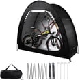 thumbnail image 3 of Bike Storage Tent with 210D Oxford Fabric PU4000 Waterproof,Heavy-Duty Bike Shelter for 2-3 Bikes Motorcycles Lawn Mowers,Outdoor Bike Shed Cover for Backyard Garage Camping Tools, 3 of 16