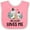 Pink and White, variant on Inktastic Zebra My Geema Loves Me Boys or Girls Baby Bib