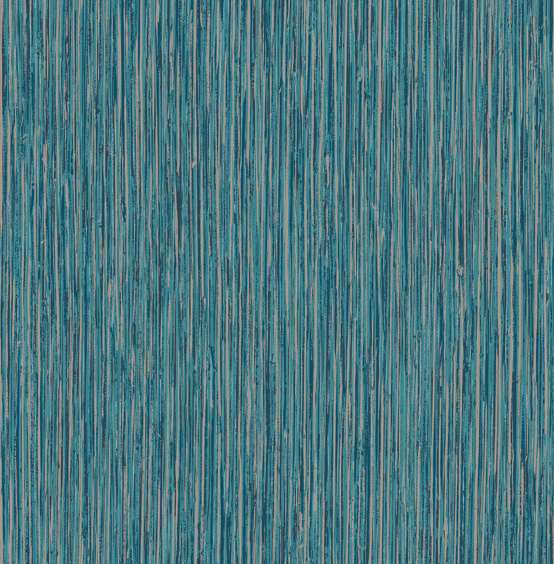 Fine Decor Kofi Blue Faux Grasscloth Wallpaper - Walmart.com