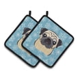 thumbnail image 1 of Carolines Treasures BB1696PTHD Porte-Pot Flocon de Neige Faon Pug, 7.5 x 3 x 7.5 Po., 1 of 3