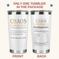 thumbnail image 2 of Thank You Gifts for Women, Boss, Coworker, Manager, Office, Nurse, Employee Appreciation - Chaos Coordinator Gifts - Administrative Professional Day Gift, Teacher Appreciation Gift - 20 Oz Tumbler, 2 of 6