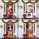 thumbnail image 4 of Accesorios de decoración para exteriores de Pesadilla antes de Navidad, cubierta de puerta navideña, telón de fondo de elfos navideños de Papá Noel, pancarta para colgar en la puerta de la casa de fie, 4 of 5