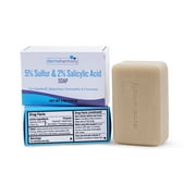 DermaHarmony 5% Sulfur and 2% Salicylic Acid Bar Soap - 4 oz - (1 Bar)