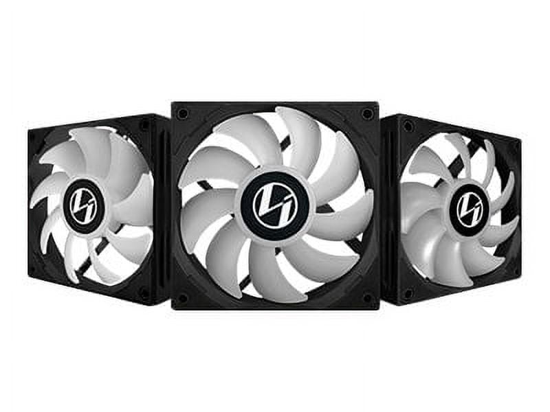 Lian-Li Fan ST120-3B Black 12CM ARGB fans 3pcs pack with