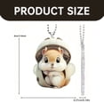 thumbnail image 3 of Clearance! Cute Squirrel Rear View Car Charms Squirrel Car Hanging Decor Kawaii Squirrel Car Hanging Ornament Cute Car Aesthetic Decor Hanging Pendant Accessories, 3 of 7