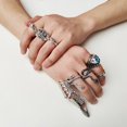 thumbnail image 4 of HAHDAXIA Stocking Stuffers for Teens Gold Stackable Rings Set for Women Vintage Knuckle Rings for Teen Girls Midi Rings Pack Statement Bohemian Stacking Rings for Women Multiple Rings Pack, 4 of 7