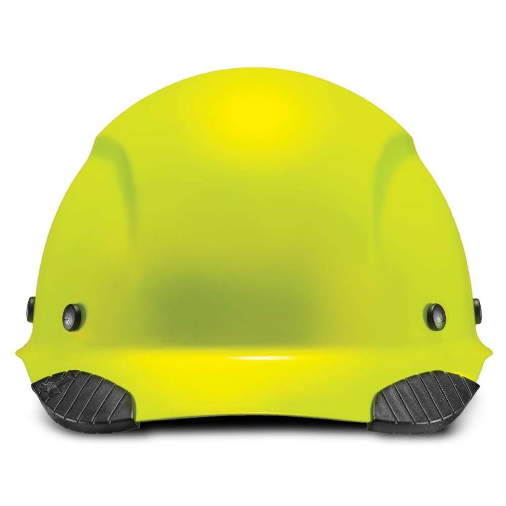 Lift Safety Hard Hat Dax Hi-Viz Yellow Fiber Resin Cap Style