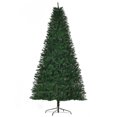 thumbnail image 1 of HOMCOM 8FT Artificial Christmas Tree Holiday Indoor Home Xmas Decoration for Party, with Foldable Base, Green, 1 of 10