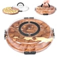 thumbnail image 5 of Deviled Egg Container with Lid Wooden Deviled Egg Platter Carrier Holder Trays with 24 Slots for Party and Home Kitchen Clear Lid, 5 of 10