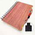 thumbnail image 4 of 5 Pcs Pen Loop Holder for Notebooks Journals Planners Tablet Case, Self Adhesive Leather Pencil Holder with Elastic Loop for Pens, Apple Pencil, Stylus Pen -Black$$Office, 4 of 8