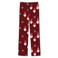 thumbnail image 5 of ibiyuan Mens Pajama Pants Lightweight Mens Big & Tall Christmas Pajama Pants, Drawstring Loose Fit Storage Pocket Holiday Lounge Pants Sleepwear PJs Plus Size Bottoms, 5 of 5