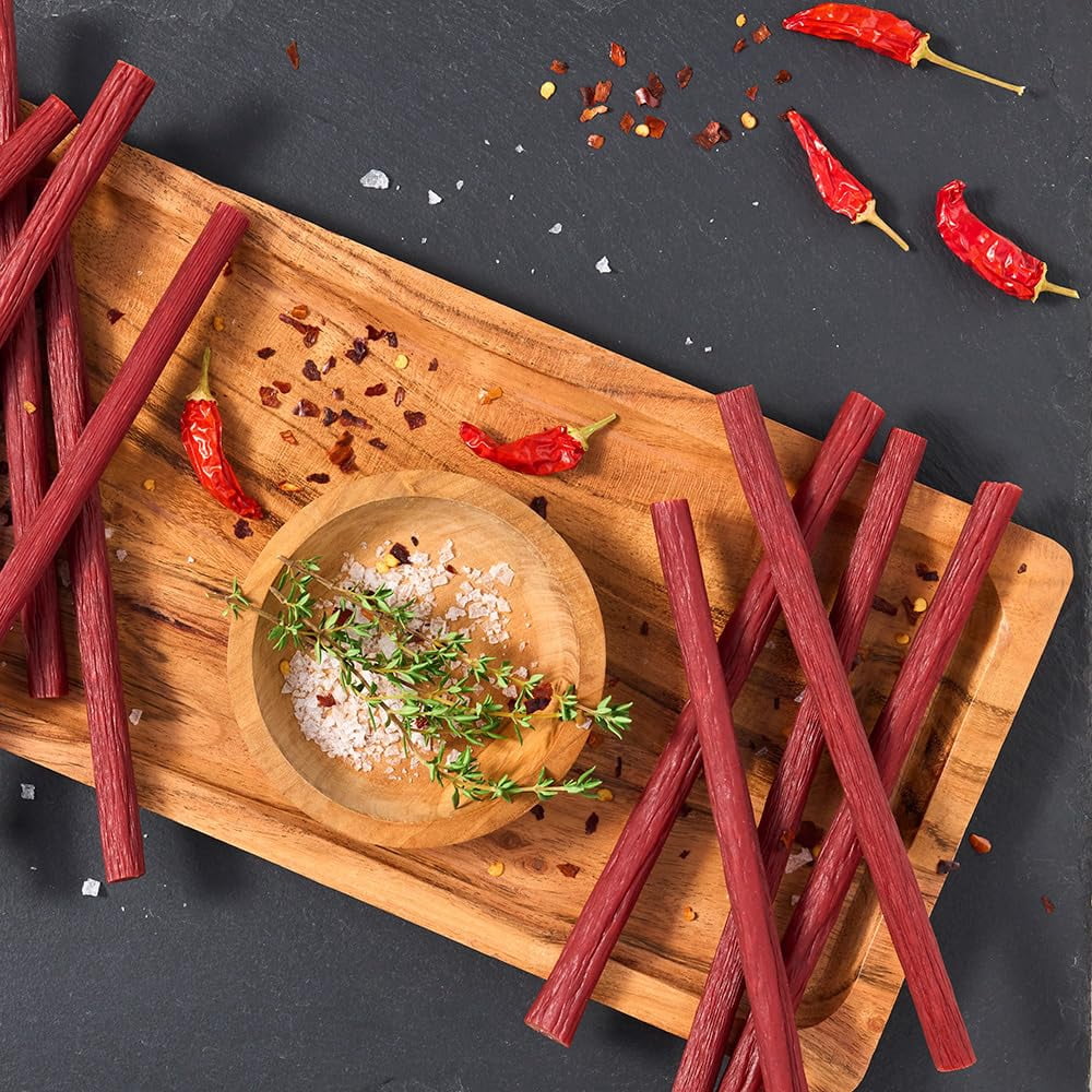Weaver’s Habanero Snack Sticks (80 spicy 7" beef and chicken snack sticks per 40oz bag)