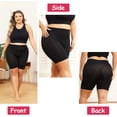 MANIFIQUE 3 Packs Plus Size Slip Shorts for Women Under Dress High