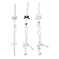 thumbnail image 4 of Bottone Handmade Bowknot Pendant Phone Charm Hang1ng Rope Heart Beaded Phone Chain Strap Bag Decoration Lanyard Keychain Accesso, 4 of 7