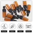 thumbnail image 5 of 10pcs 3ml Empty brown Glass Dropper Bottles with Pipette for Essential Oil, 5 of 5