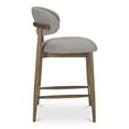 thumbnail image 3 of Moe's Home Collection ELLIE Fabric Counter Stool Brown Color, 3 of 5