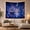 Crystal Sea Ship, variant on Fantasy Ghost Ship Sailing Under Starry Night Sky Dreamy Celestial Style for Ocean Lovers Fantasy Ocean Wall Art Housewarming Gift Tapestry Wall Hanging for Bedroom Living Room and Dorm