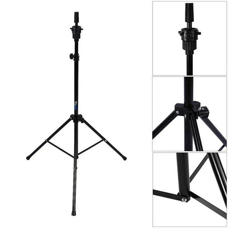 155cm Long Mannequin Wig Head Tripod Stand Holder For Cosmetology