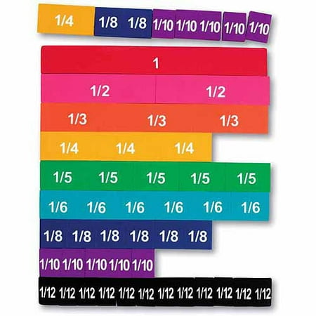 Learning Resources Magnetic Rainbow Fraction Tiles