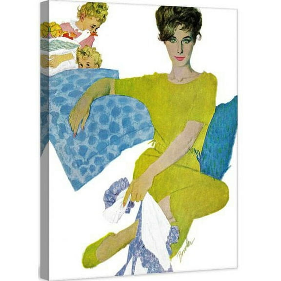 Marmont Hill "The Girl Who Pretended" by Joseph Bowler Painting Print on Canvas