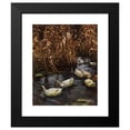 thumbnail image 2 of Alexander Koester 15x18 Black Modern Framed Museum Art Print Titled - Eight Ducks in the Autumn Shilf (Approx. 1900-1905), 2 of 5