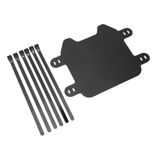 Motorcycle Front Number Plate, High Toughness License Plate Matte Black For Light Bee Light S X